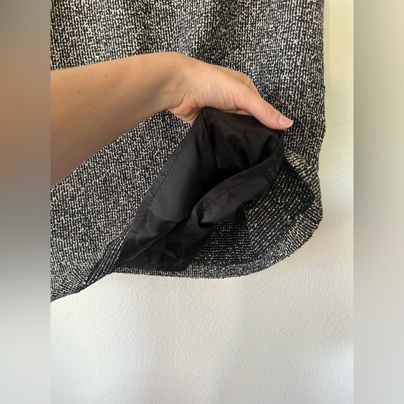 Vintage Liz Claiborne Gray, White & Black Speckled Pencil Skirt Womens Size 8 - Picture 5 of 12